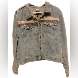 BOHO Style Jean Jacket - Rare Find